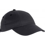 Casquette 6 panneaux Top - Dark Grey / Black