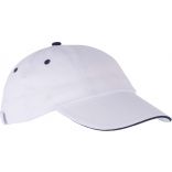 Casquette 6 panneaux Top - White / Navy