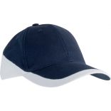 Casquette 6 panneaux Racing KP045 - Navy / White