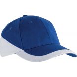 Casquette 6 panneaux Racing KP045 - Royal Blue / White