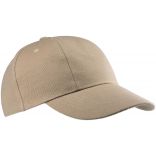 Casquette 6 panneaux KP119 - Beige