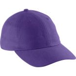 Casquette 6 panneaux profil bas KP154 - Purple