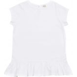 T-shirt bébé fillette à volants LW026 - White