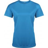 T-shirt femme manches courtes sport PA439 - Aqua Blue