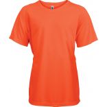 T-shirt enfant manches courtes sport PA445 - Fluorescent Orange