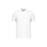 Polo piqué performance homme White - S