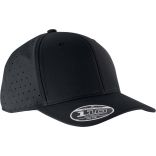 Casquette 6 panneaux perforée PA772 - Black