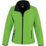 Veste Softshell femme Printable R231F - Vivid Green / Black