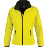 Veste Softshell femme Printable R231F - Yellow / Black