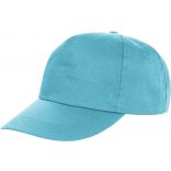 Casquette 5 panneaux Houston RC080X - Aqua