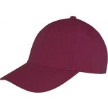 Casquette 6 panneaux Memphis - Burgundy