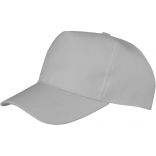 Casquette 5 panneaux Boston RC084X - Dove Grey