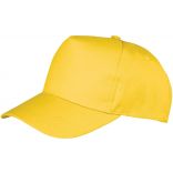 Casquette 5 panneaux Boston RC084X - Yellow