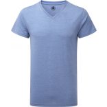 T-shirt homme col V RU166M - Blue Marl
