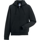 Sweat-shirt zippé capuche authentic RU266M - Black