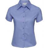 Chemise manches courtes femme twill RU917F - Blue