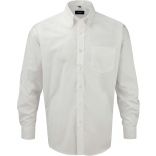 Chemise manches longues homme Oxford RU932M - White