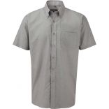 Chemise manches courtes Oxford RU933M - Silver