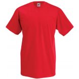 T-shirt homme col V Valueweight SC22V - Red