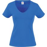 T-shirt femme col V Valueweight SC61398 - Royal Blue