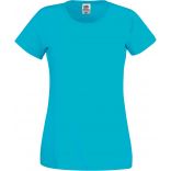 T-shirt femme manches courtes Original-T SC61420 - Azur Blue de face