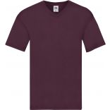 T-shirt homme col V Original-T SC61426 - Burgundy