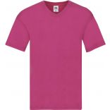 T-shirt homme col V Original-T SC61426 - Fuchsia