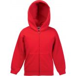 Sweat-shirt enfant zippé à capuche classic SC62045 - Red