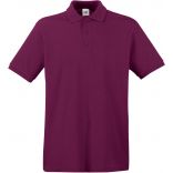 Polo homme manches courtes premium SC63218 - Burgundy