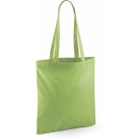 situation du Sac totebag coton à anses longues W101 - Kiwi - 42 x 38 cm