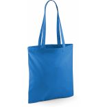 situation du Sac totebag coton à anses longues W101 - Sapphire Blue - 42 x 38 cm