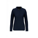 Polo manches longues femme WK277 - Navy