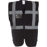 Gilet multifonction haute visibilité HVW801 - Black